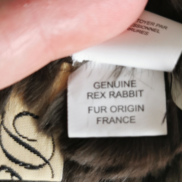 RABBIT FUR HEADBAND - Picture 2 of 2